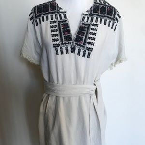 Madewell embroidered dress